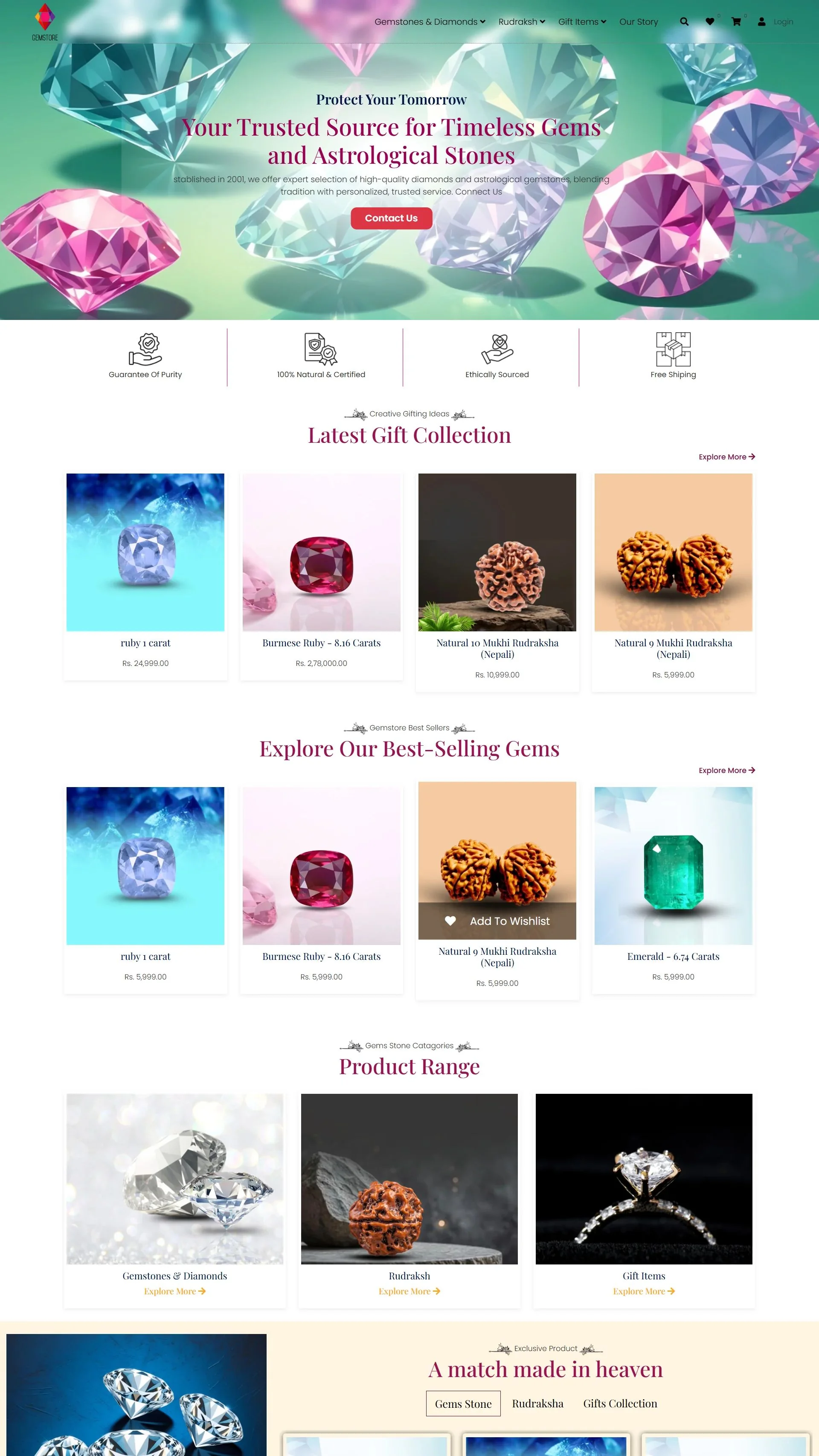 Gems Store